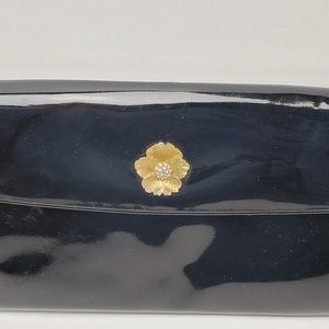 Prestige Black Patent Leather Evening Clutch